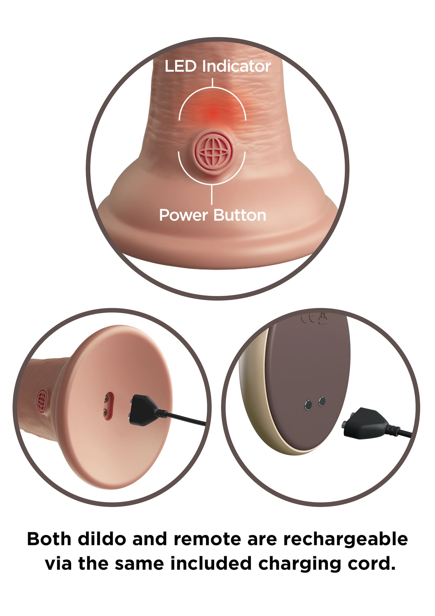Vibratore 9 Inch 2Density Vibrating Cock