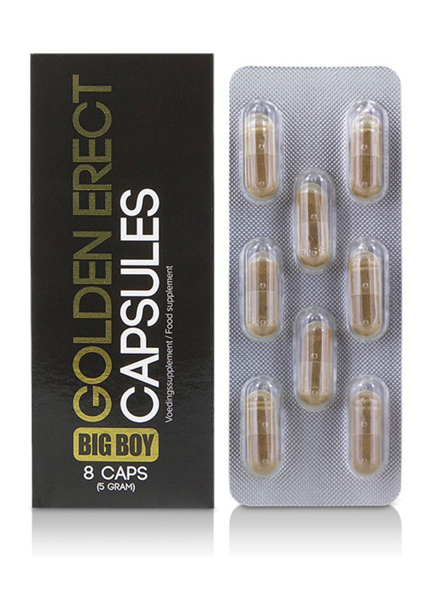 Big Boy Golden Erect 8pcs stimolatori uomo