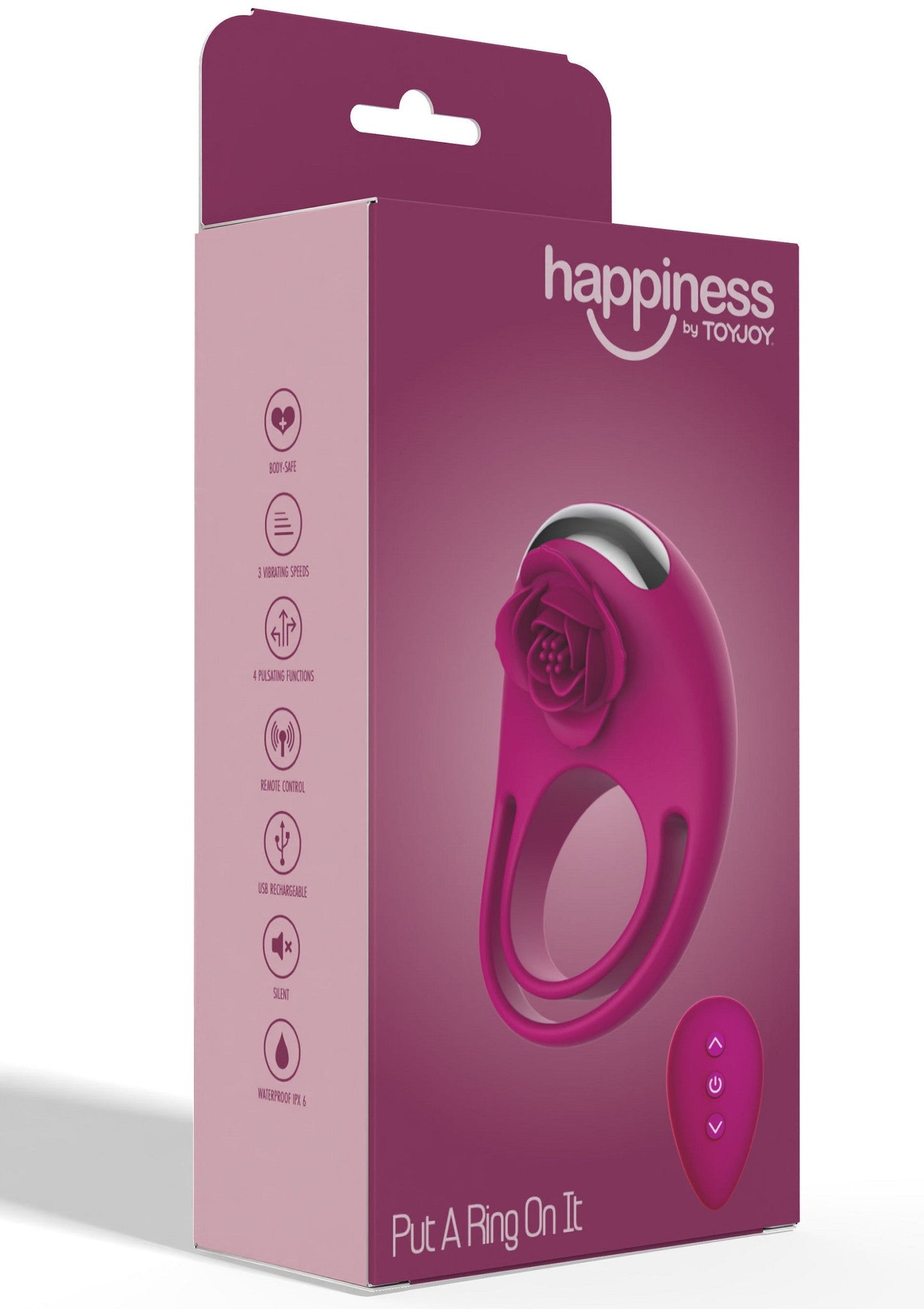 C-Ring vibratore per pene con telecomando Toyjoy