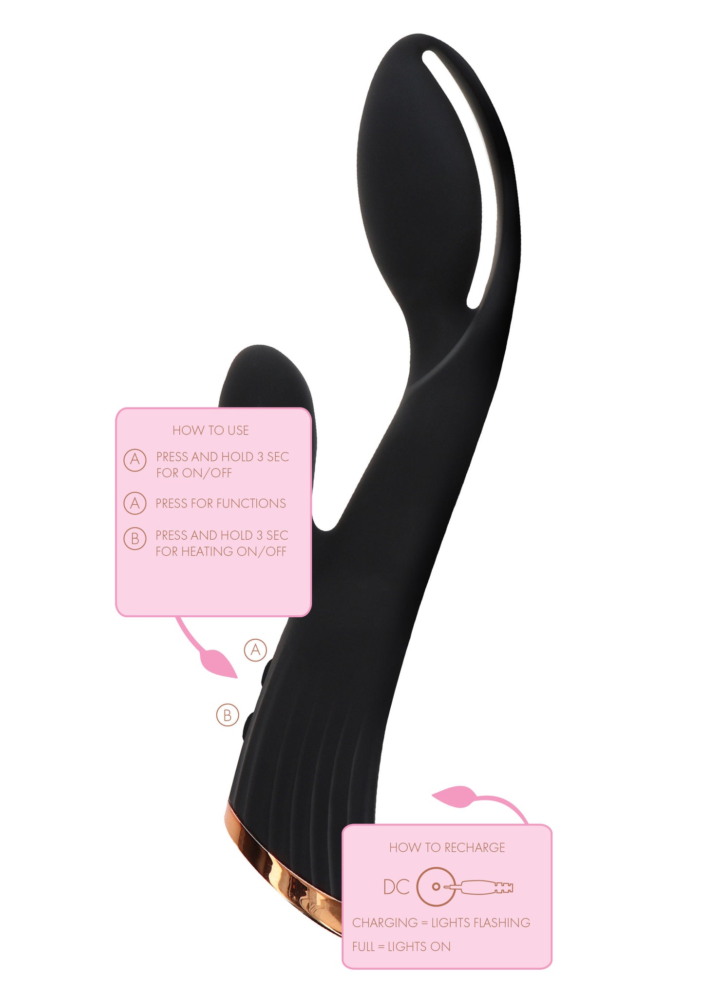 Vibratore rabbit Cassia Xtra Intense Vibrator
