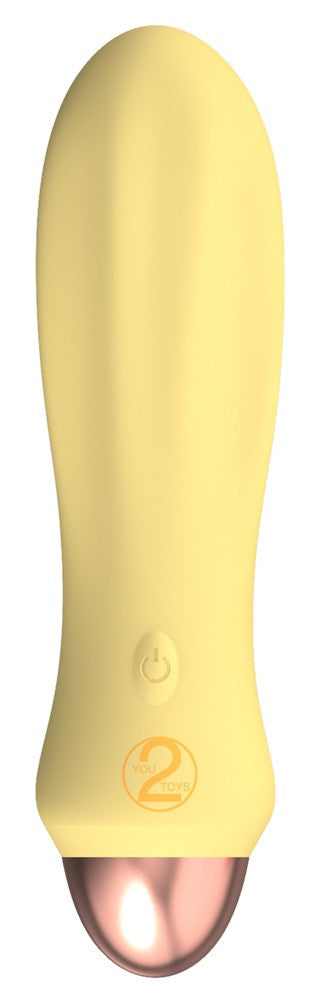 Vibratore piccolo in silicone realistico vaginale Cuties 2.0 Yellow