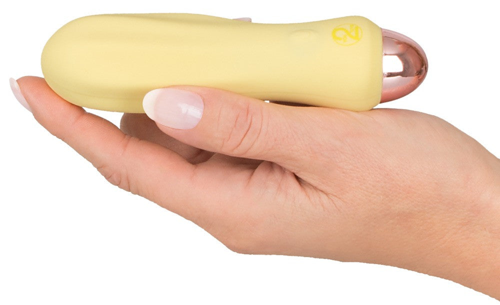 Vibratore piccolo in silicone realistico vaginale Cuties 2.0 Yellow