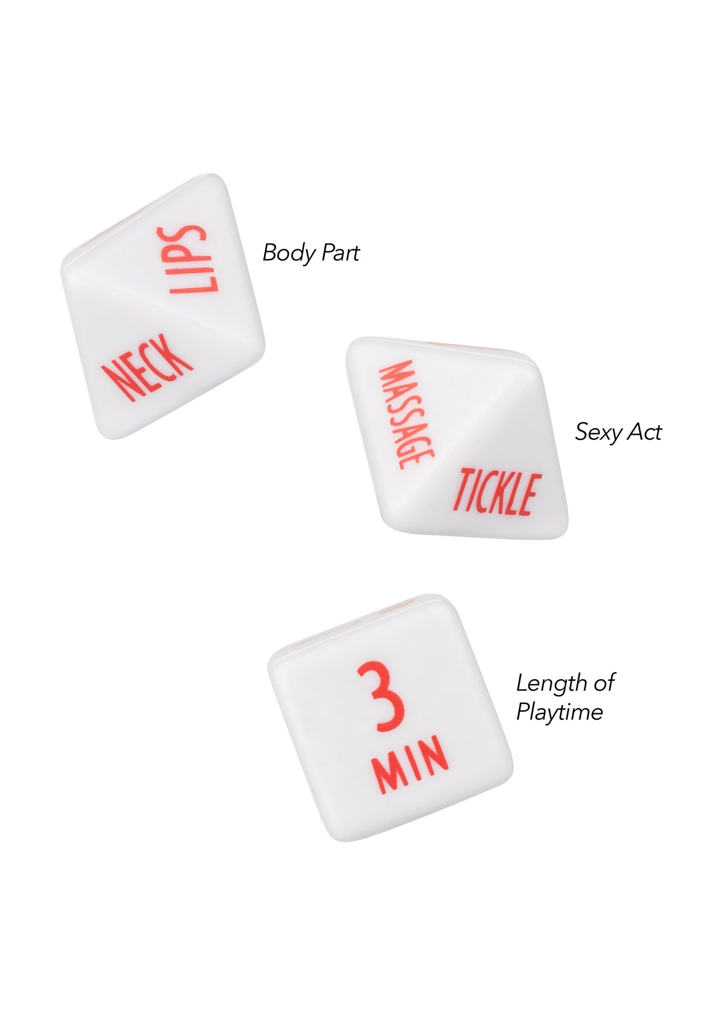 Dadi del piacere gioco per coppia
