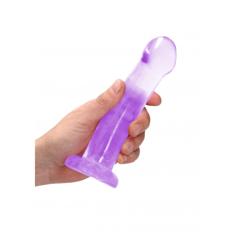 Dildo con ventosa viola Non Realistic Dildo Suction Cup - Purple 17 cm