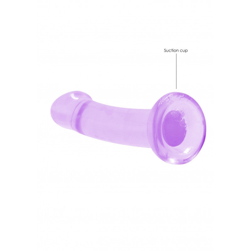 Dildo con ventosa viola Non Realistic Dildo Suction Cup - Purple 17 cm