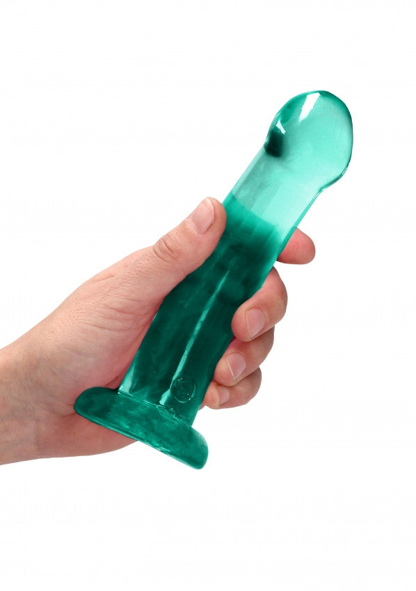 Dildo con ventosa turchese Non Realistic Dildo Suction Cup - Turquise17 cm
