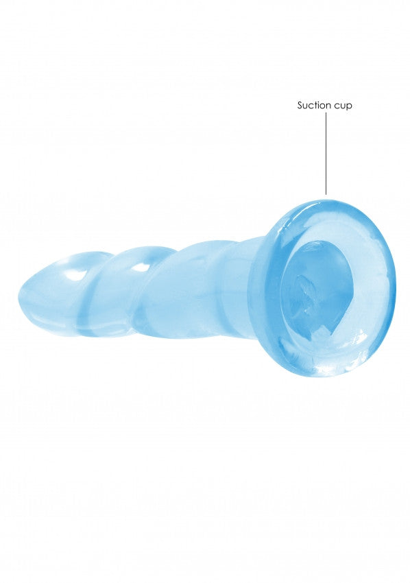 Dildo blu con ventosa Non Realistic Dildo Suction Cup -17 cm