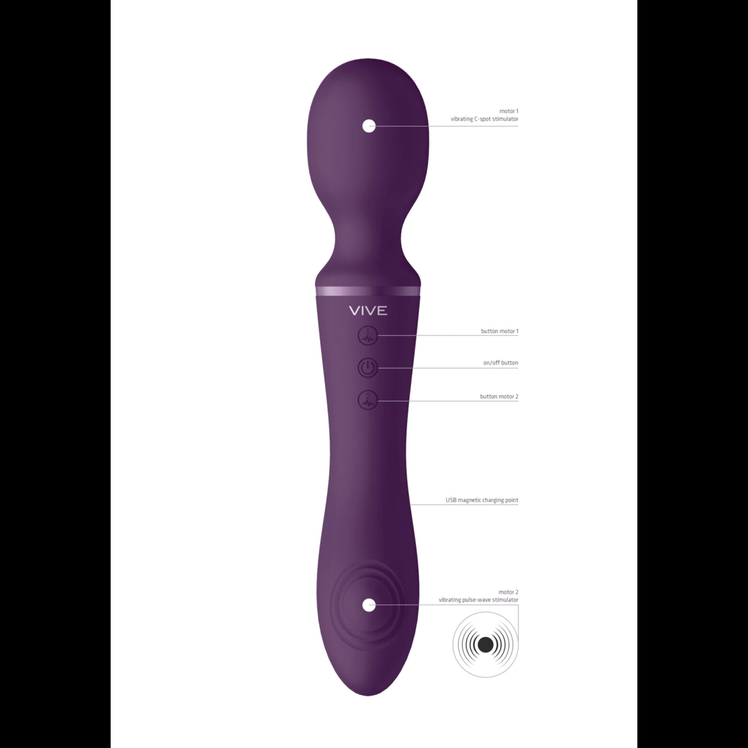 Enora Vibratore Wand - Viola