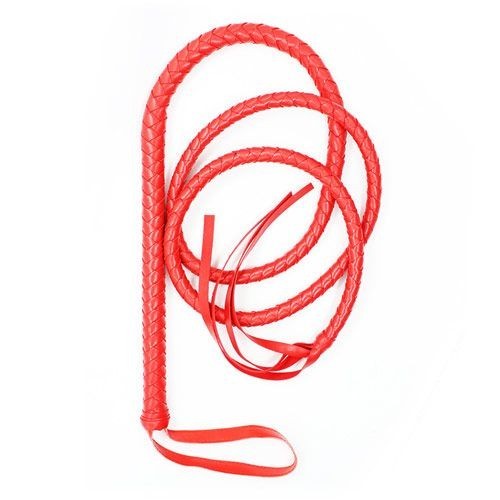 Frusta indy flog whip red frustino bondage sexy rosso fetish harness mistress