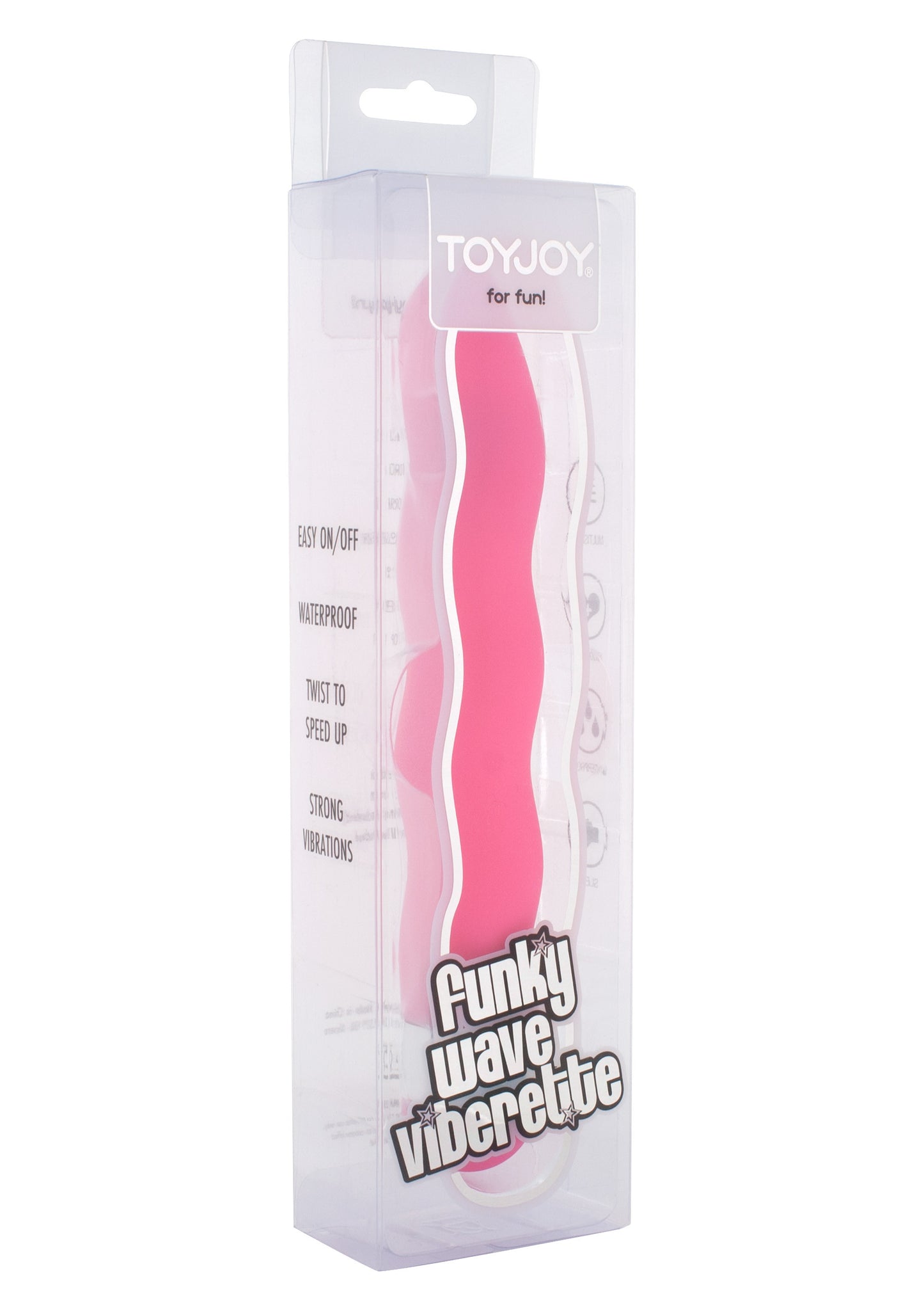 Vibratore vaginale anale rosa Funky Wave Vibrette