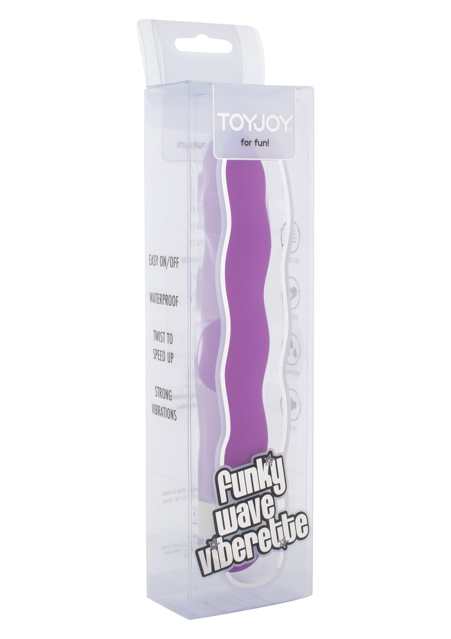 Vibratore vaginale anale viola Funky Wave Vibrette