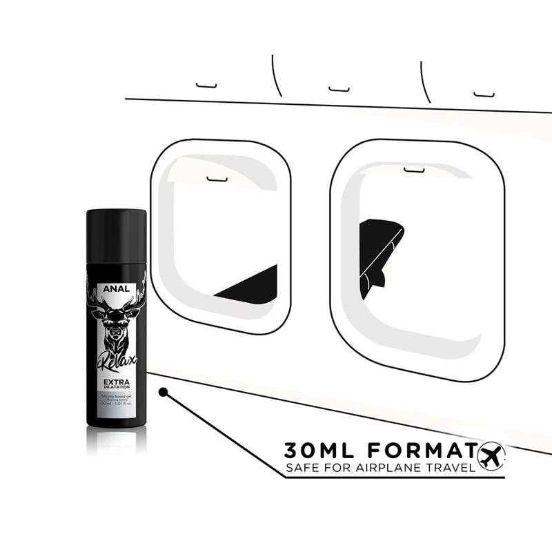 Gel intimo al silicone dilatatore anale 30 ml black hole