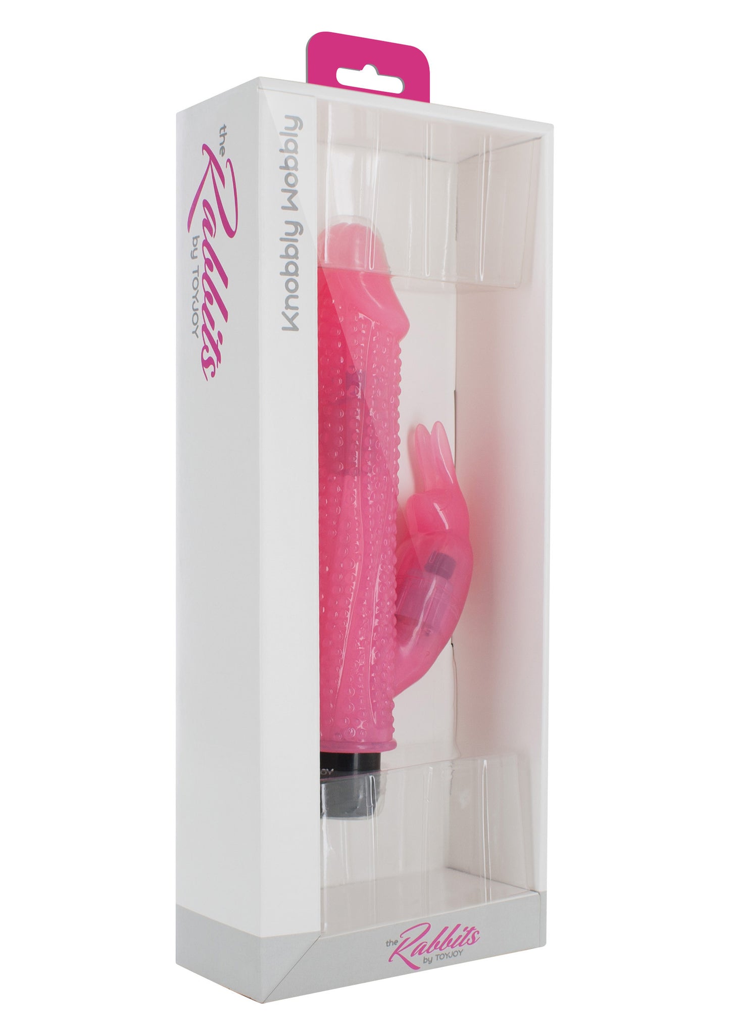 Vibratore vaginale rabbit Knobbly Wobbly pink