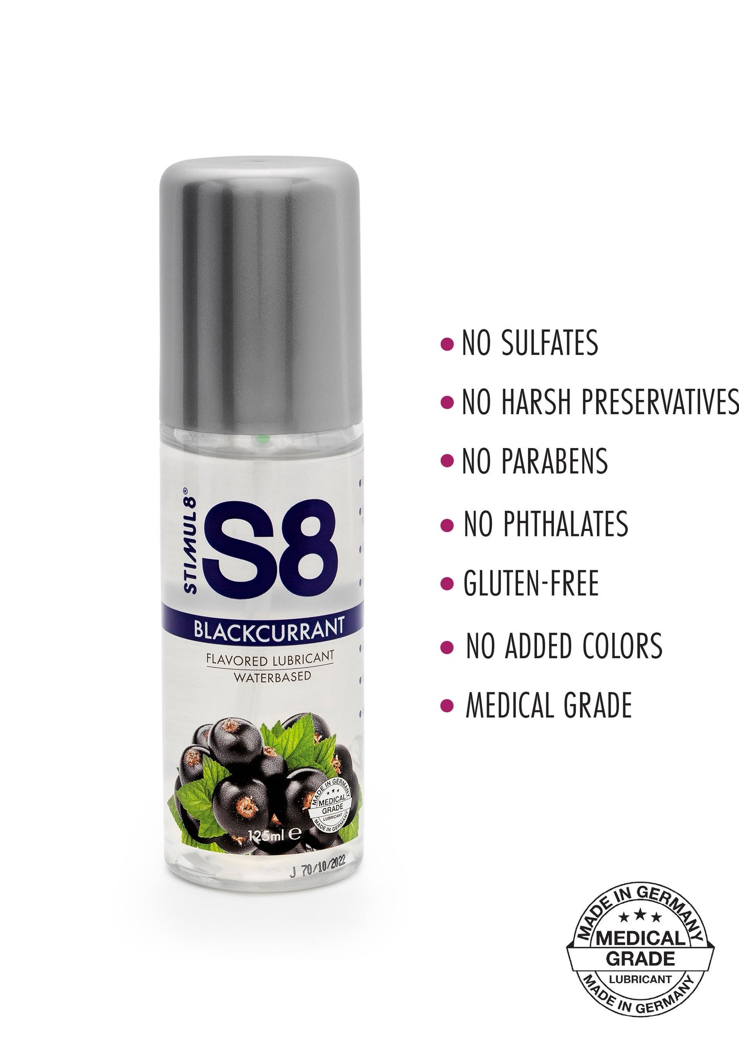 Lube Aromatizzato Blackcurrant S8 125ml