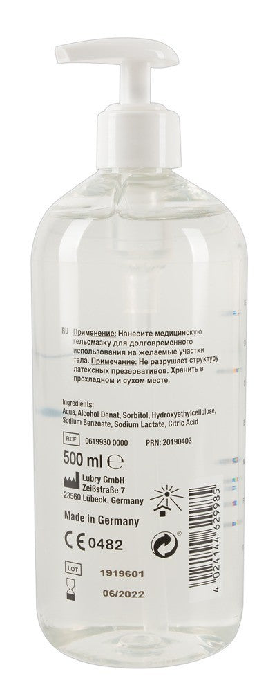 lubrificante gel intimo a base acqua vaginale anale salva preservativo 500 ml