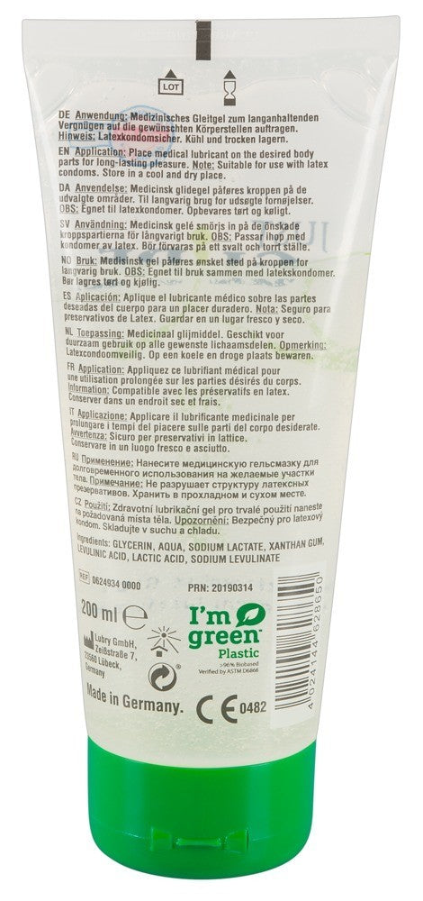 lubrificante gel intimo bio a base acqua just glide bio vaginale anale 200ml