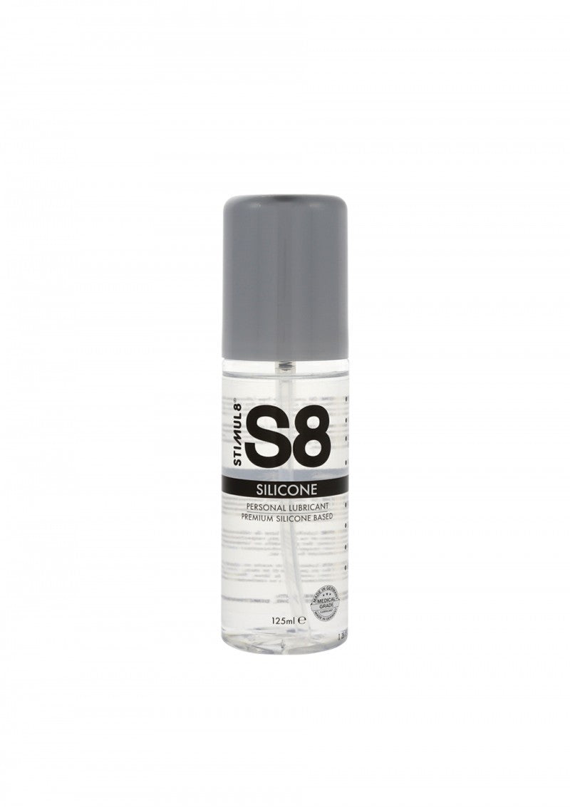 Lubrificante intimo vaginale anale 125 ml silicone lube gel crema a base acqua s8