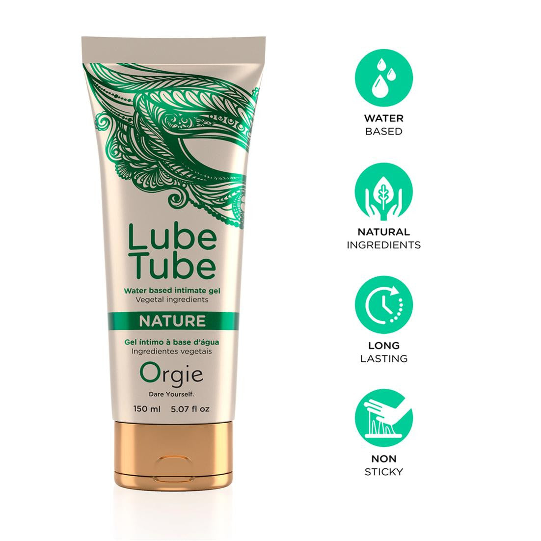 Lubrificante vaginale lube tube nature 150 ml orgie
