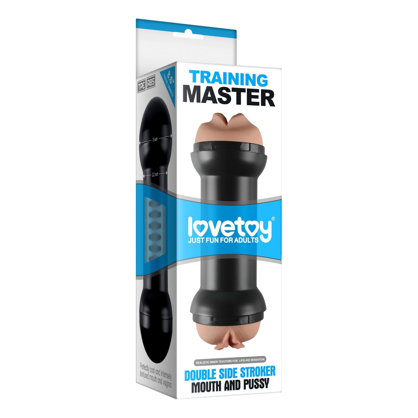 Masturbatore per pene realistico Mouth and Pussy Lovetoy