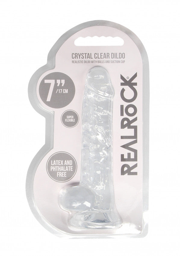 Pene finto con ventosa Realistic Dildo with Balls 17 cm
