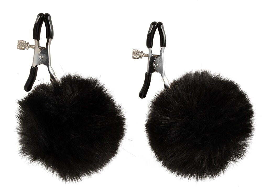 Pinze per capezzoli con pompon Magic Shiver