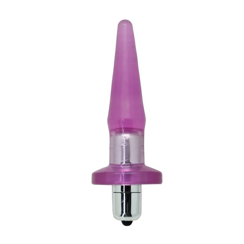 Plug anale butt dildo fallo vibrante vibratore pink sex toys uomo donna rosa