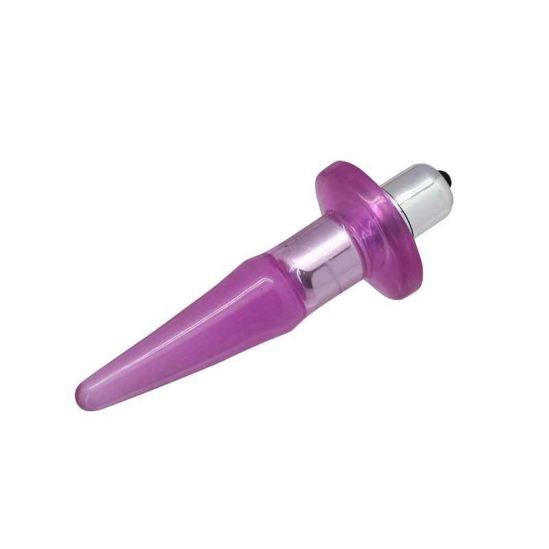 Plug anale butt dildo fallo vibrante vibratore pink sex toys uomo donna rosa