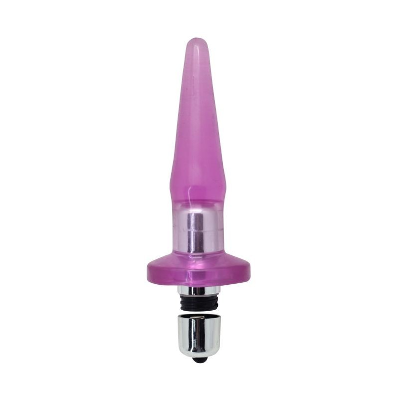 Plug anale butt dildo fallo vibrante vibratore pink sex toys uomo donna rosa