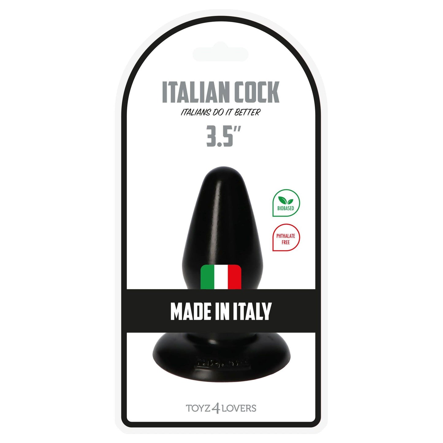 Plug anale nero con ventosa Milo Toyz4Lovers