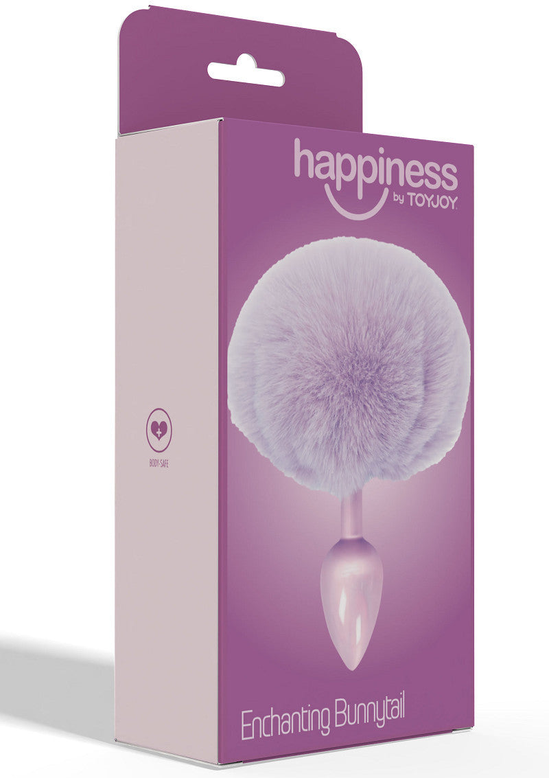 Plug in metallo liscio con coda Bunnytail Toyjoy