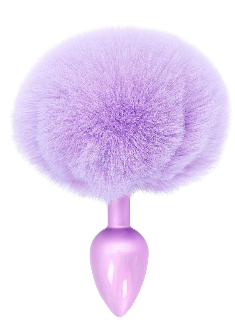 Plug in metallo liscio con coda Bunnytail Toyjoy