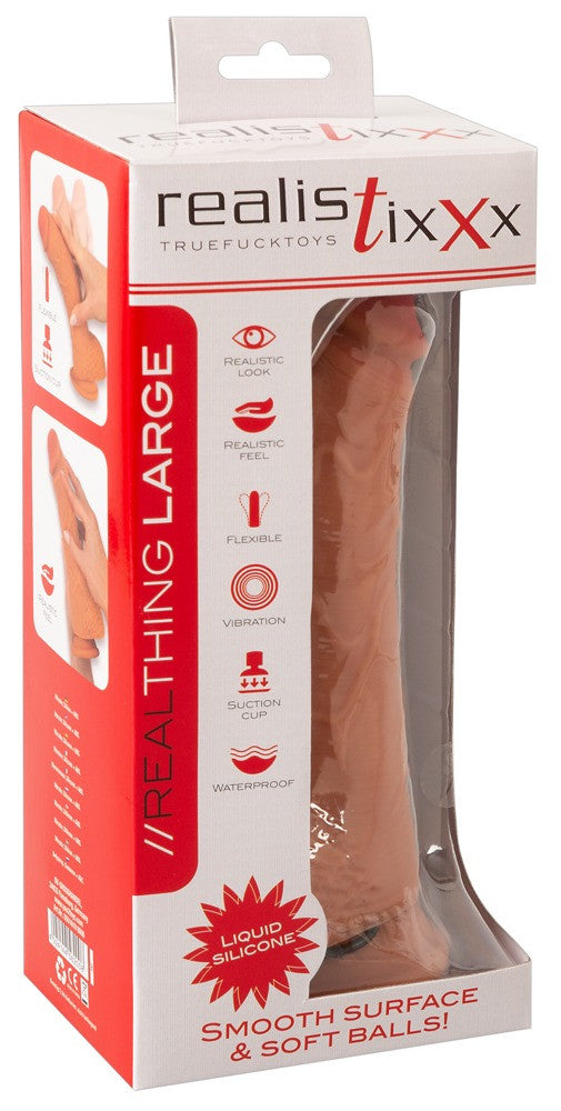 Vibratore realistico con ventosa RealThing