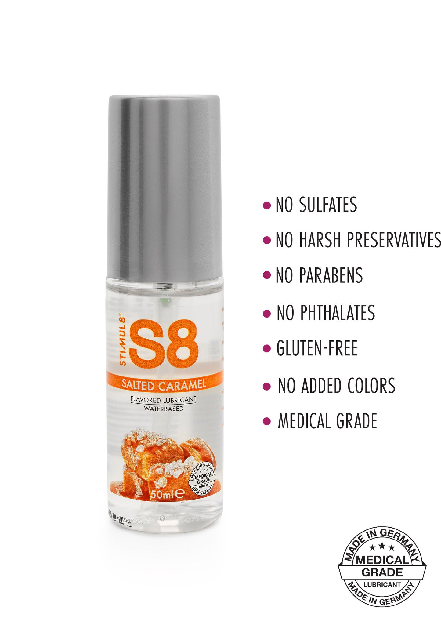 Lubrificante S8 WB Flavored caramello salato Lube 50ml
