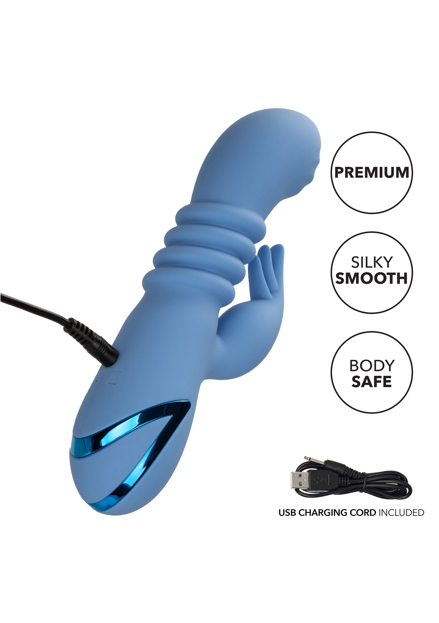 Vibratore rabbit in silicone realistico Santa Cruz Coaster