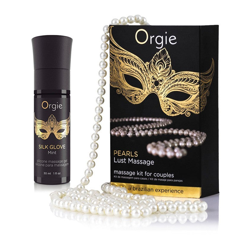 Set lubrificante silicone orgie pearl lust set
