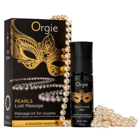 Set lubrificante silicone orgie pearl lust set