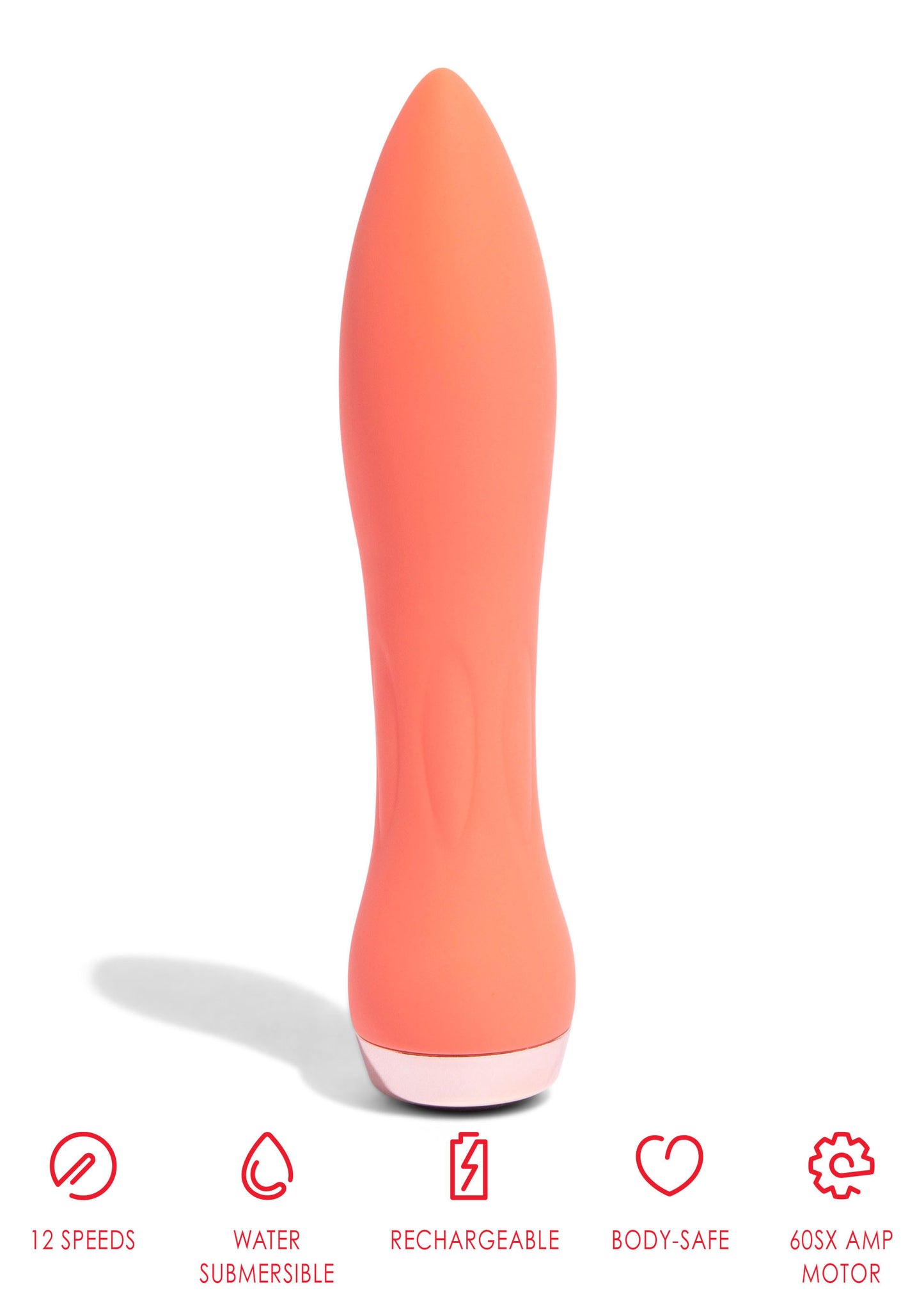 Vibratore Silicone 60SX AMP Bullet