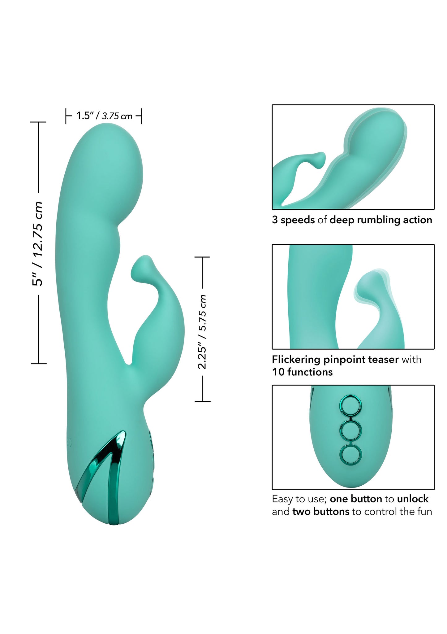 vibratore vaginale doppio rabbit clitoride Tahoe Temptation