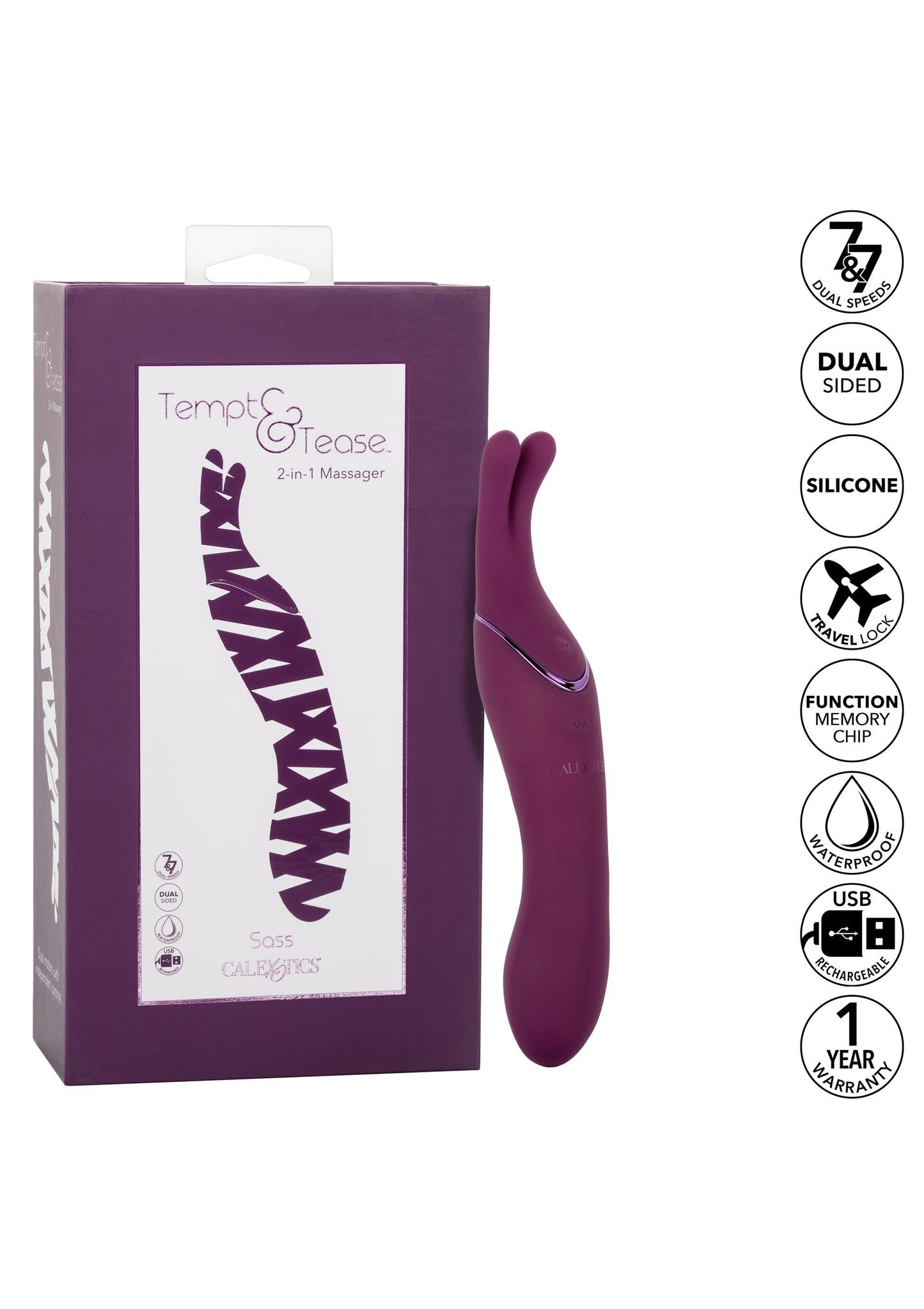 Vibratore vaginale stimola clitoride Tempt And Tease Sass