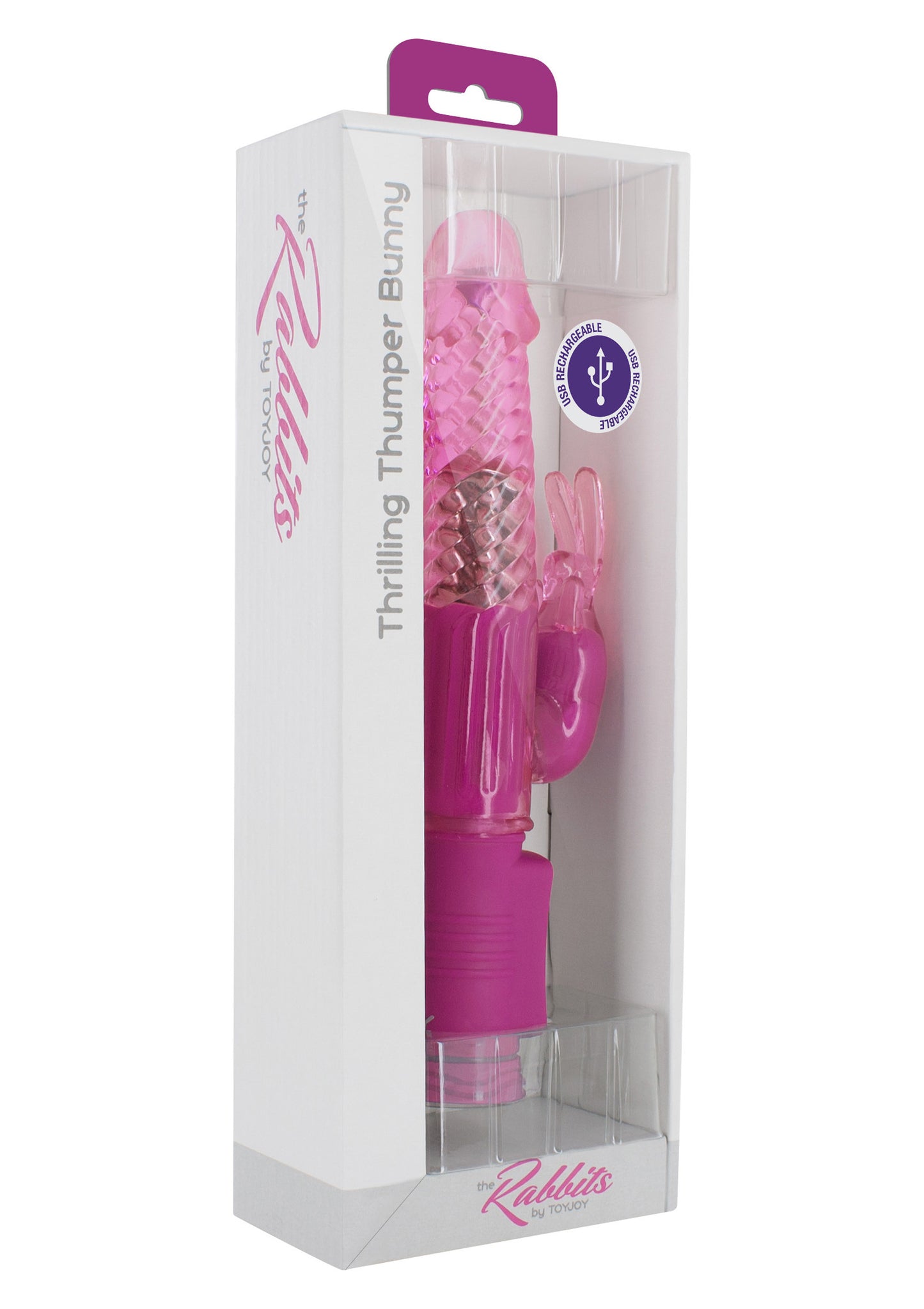 Vibratore vaginale rabbit Thrilling Thumper Bunny Rosa
