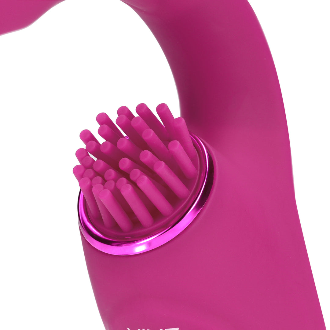 Vibratore Triple Motor G-Spotwith Pulse Wave and Vibrating Bristles -
