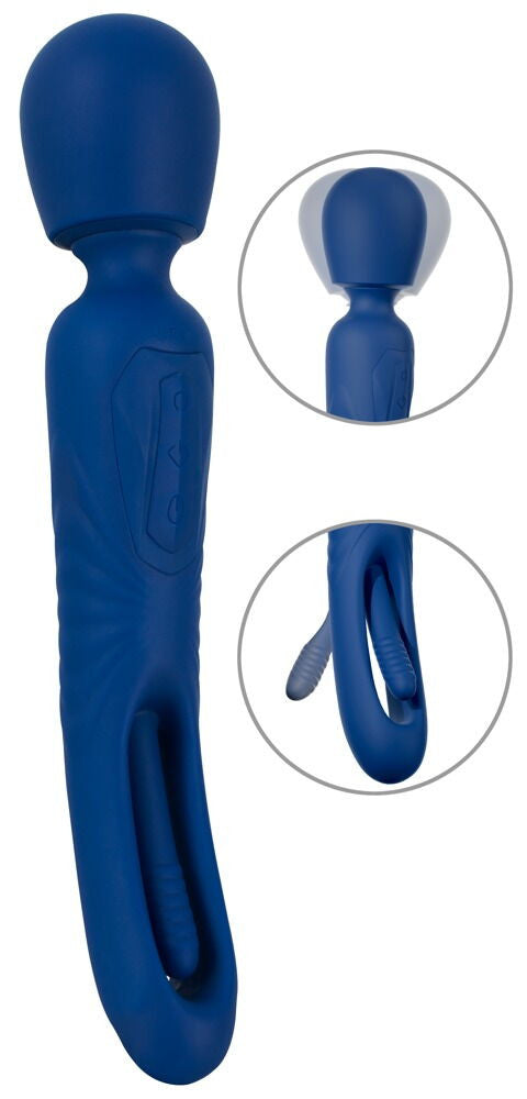 Vibratore 2 in 1 Wand with Flicking Tougue Sweet Smile