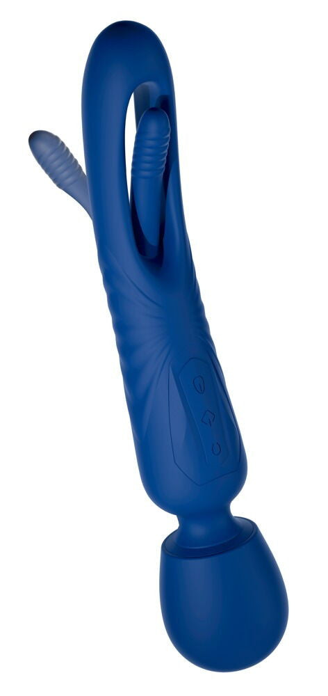 Vibratore 2 in 1 Wand with Flicking Tougue Sweet Smile