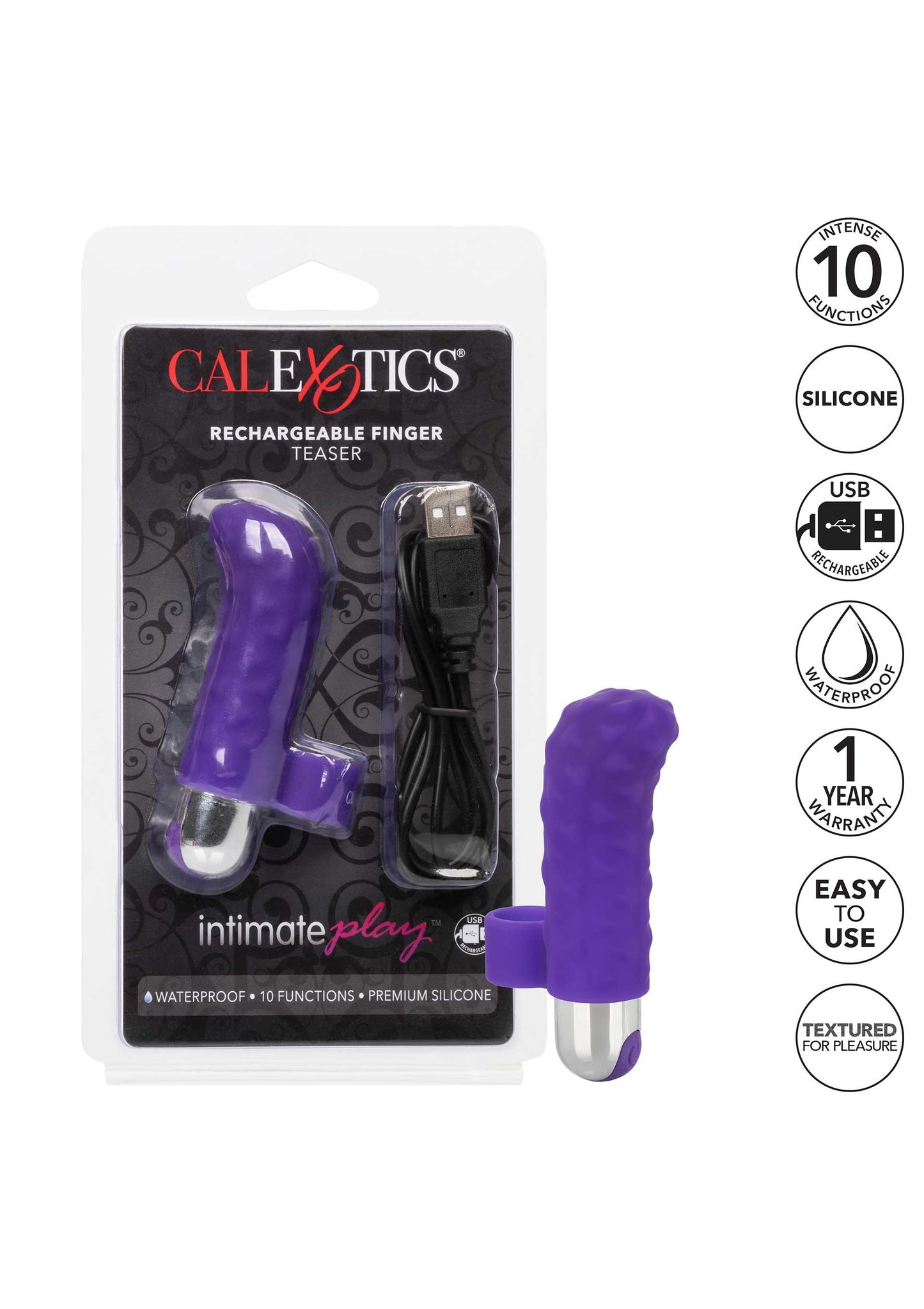 Vibratore da dito ricaricabile Intimate Play