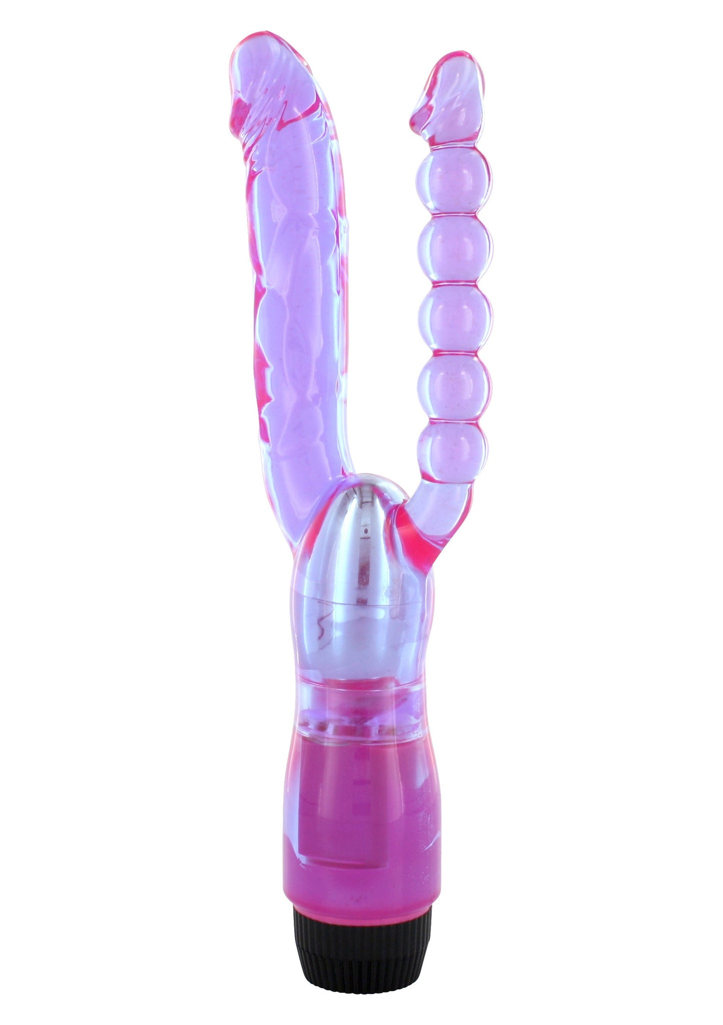 Vibratore doppio -doppia penetrazione viola