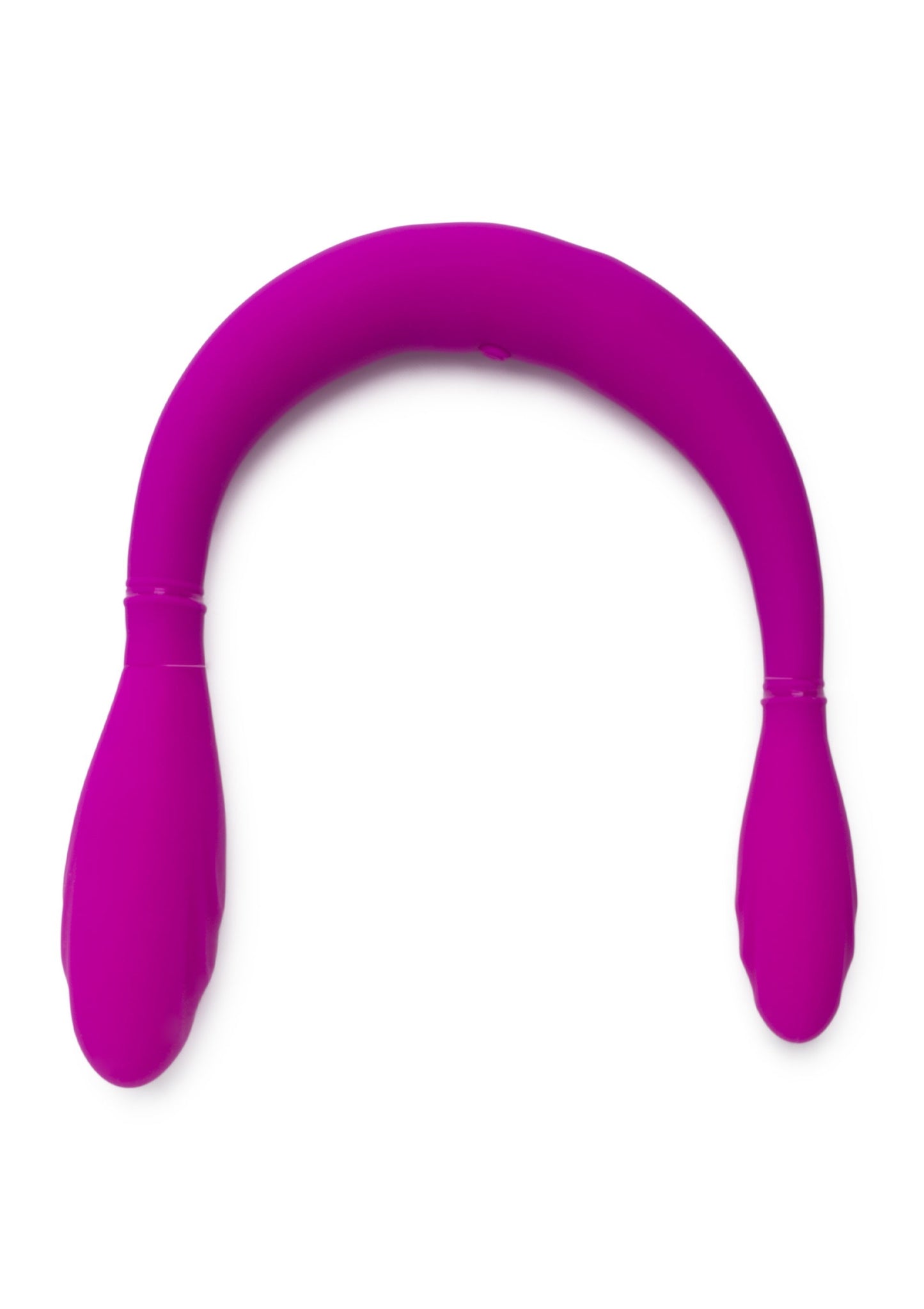 Vibratore doppio ricaricabile dildo vaginale anale fallo in silicone realistico