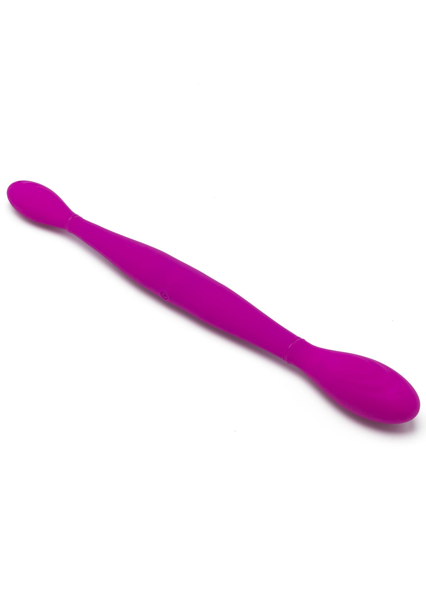 Vibratore doppio ricaricabile dildo vaginale anale fallo in silicone realistico