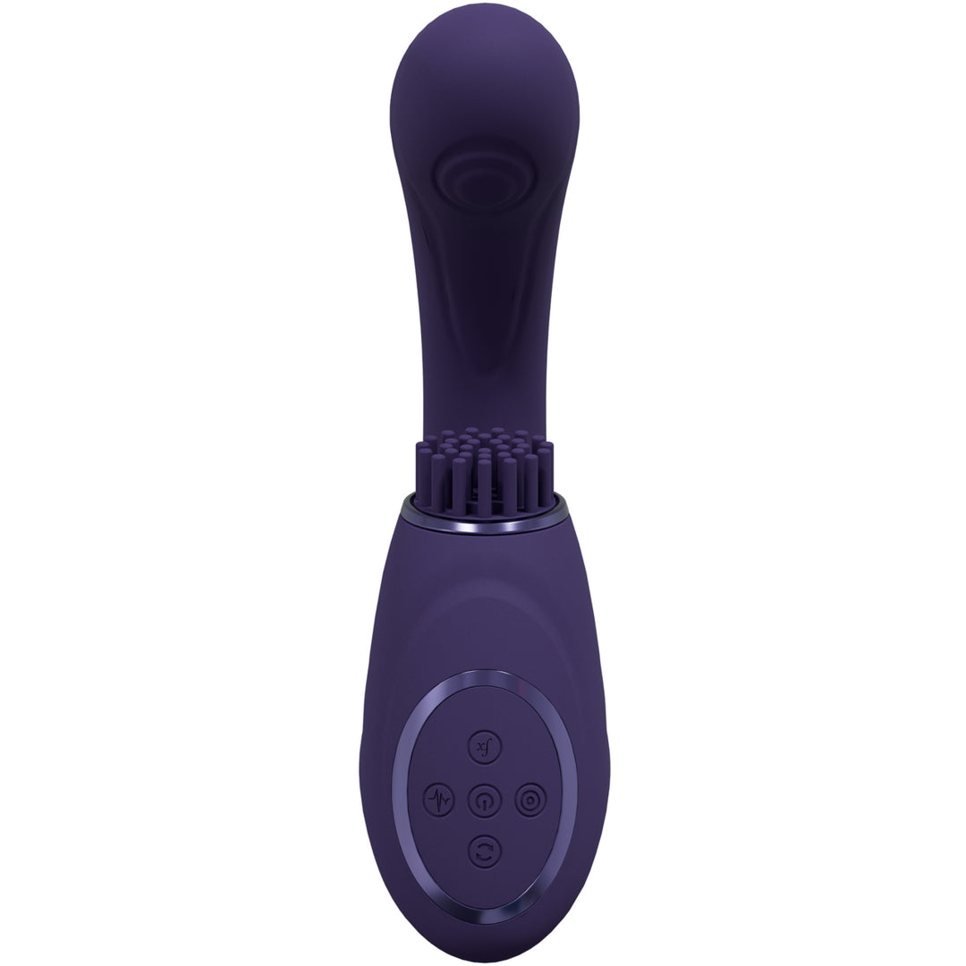 vibratore G-Spot with Pulse Wave and Vibrating Bristles