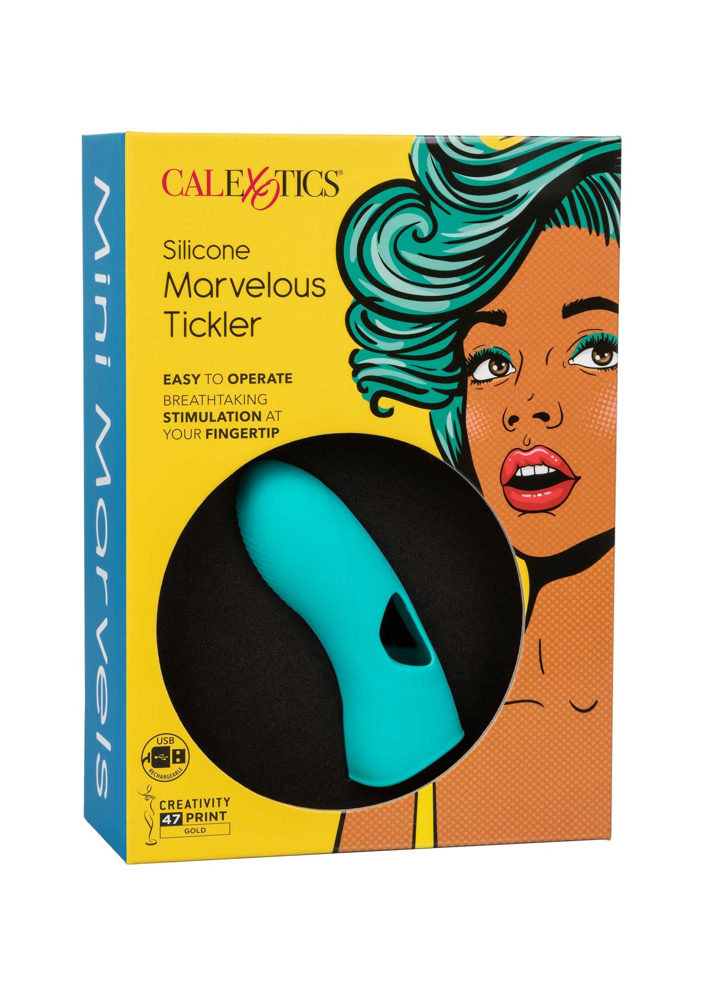 Vibratore in silicone da dito Marvelous Tickler