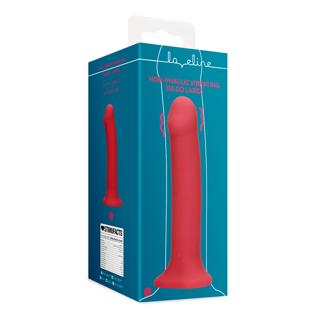 Vibratore in silicone fallo vibrante Large Loveline